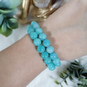 Amazonite bracelet – apaisement, joie, communication