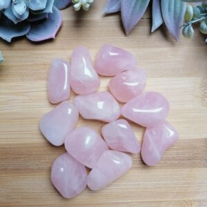 Quartz rose pierres roulées – amour, douceur, enfant