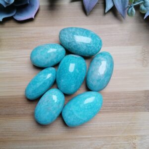 Amazonite – pierre roulée – apaisement, communication